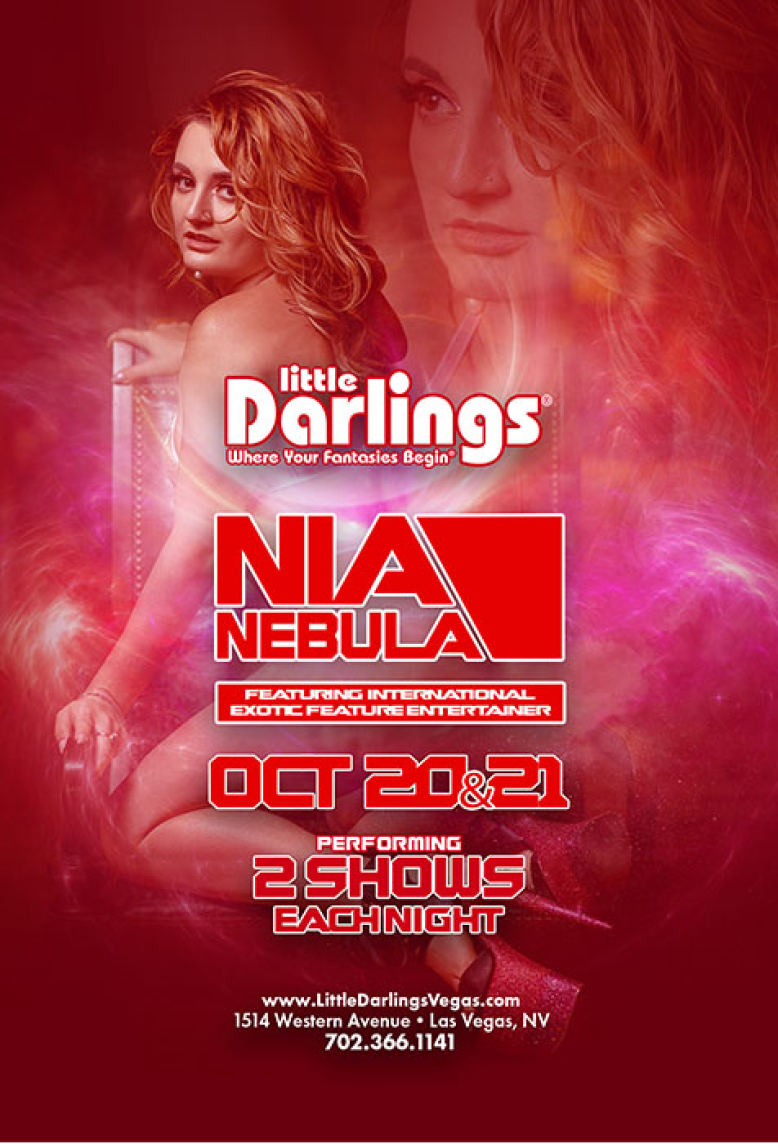 Featuring Nia Nebula at a fully nude strip club in Las Vegas