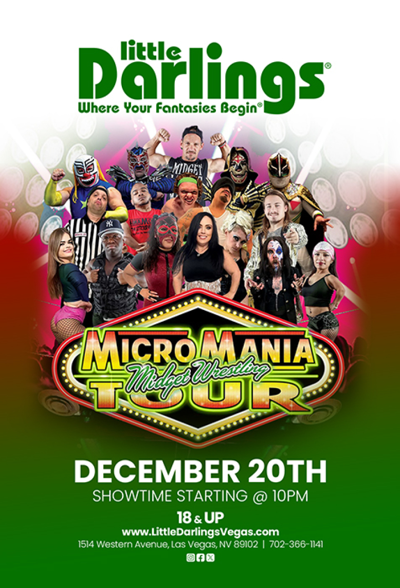 Micro Mania Midget Wrestling at a fully nude strip club in Las Vegas