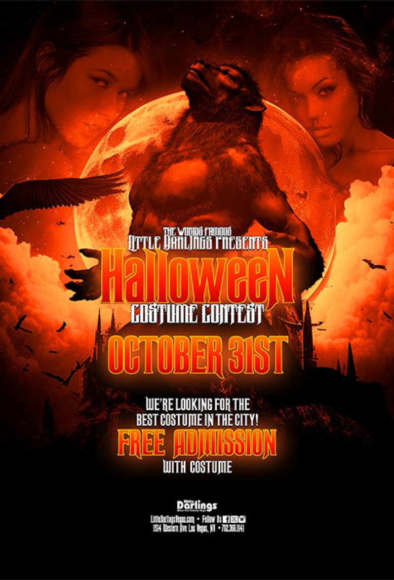 Halloween Costume Party at a fully nude all inclusive strip club in Las Vegas