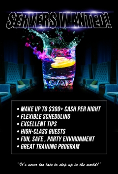 Little Darlings Gentlemen&#039;s Club in Las Vegas is Hiring - Servers Wanted