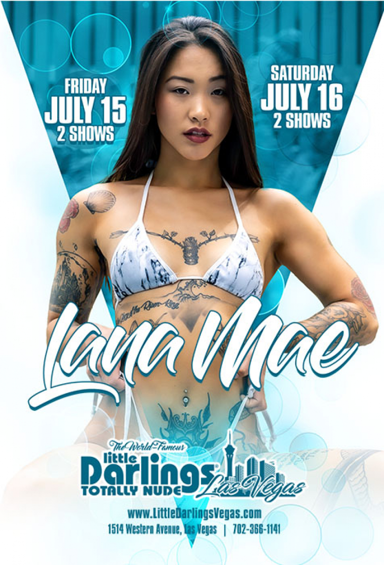 Adult Star Lana Mae Performing Live at a Fully Nude Stripclub in Las Vegas