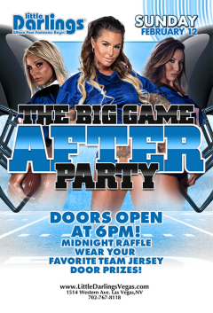 The Big Game After Party at a Fully Nude Strip Club in Las Vegas
