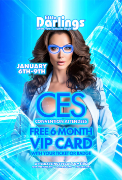 CES Offer at a fully nude strip club in Las Vegas