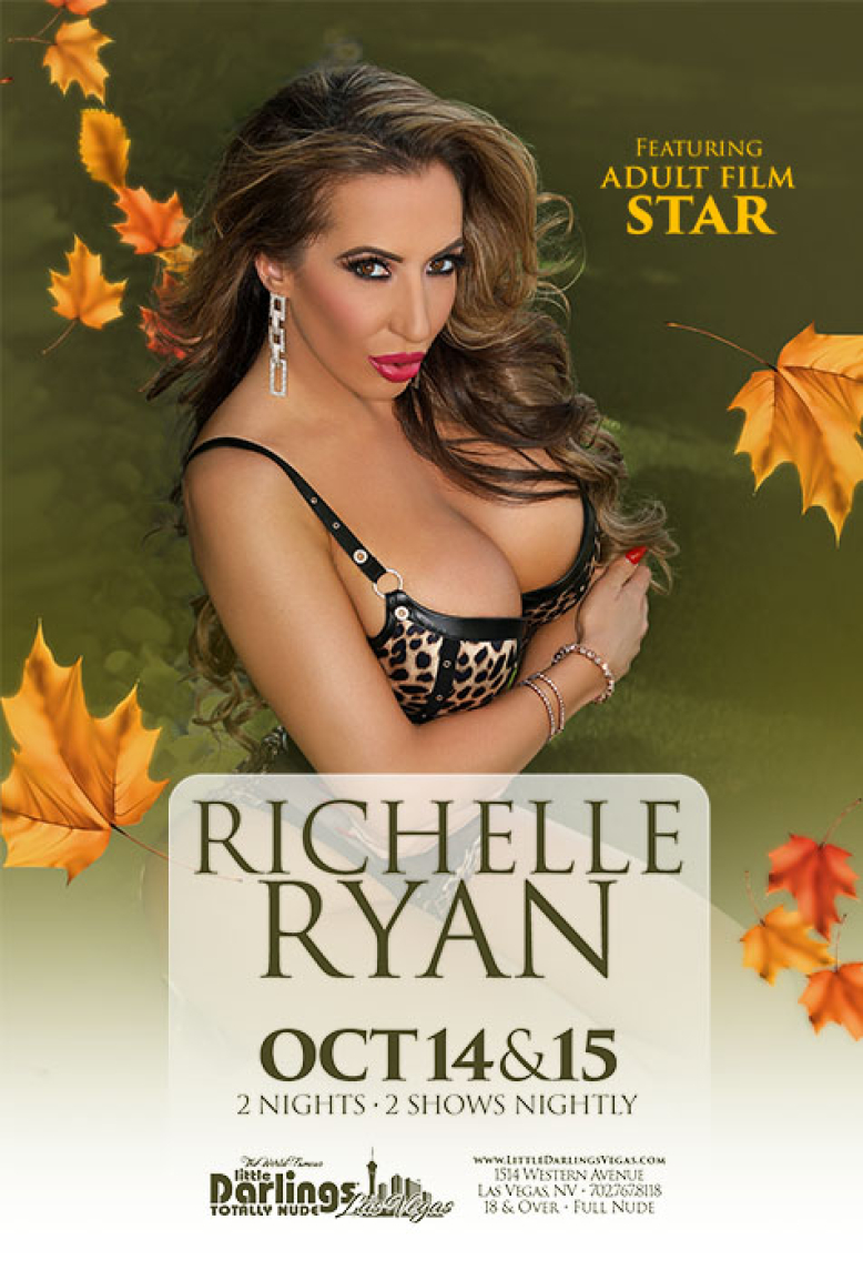 Adult Star Richelle Ryan Performing Live at a Fully Nude Stripclub in Las Vegas