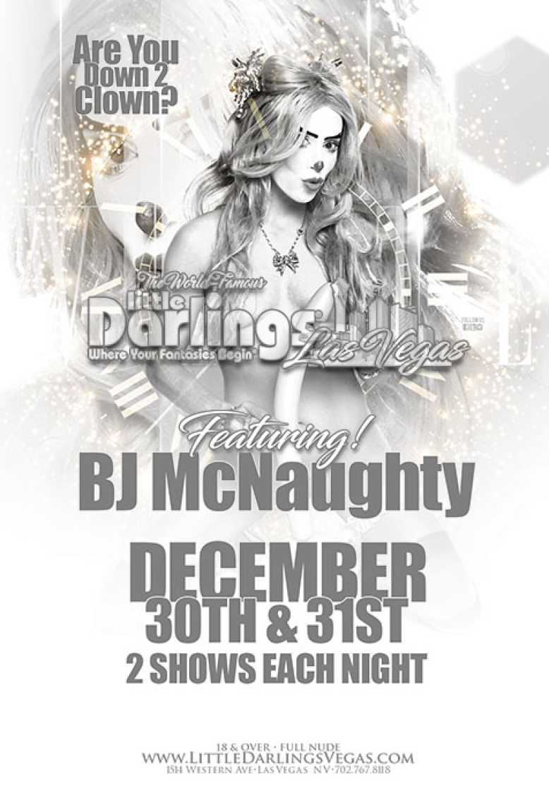 Featuring Adult Star BJ McNaughty  at a Fully Nude Stripclub in Las Vegas