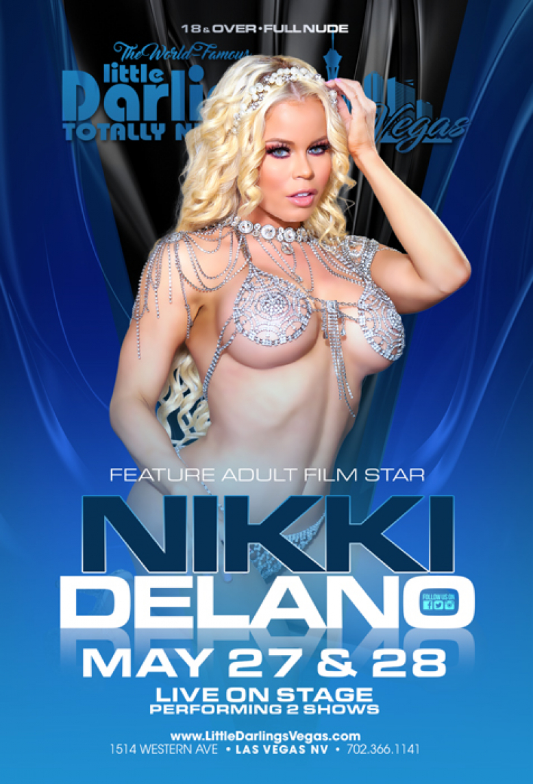 Nikki Delano Performing Live at a Fully Nude Las Vegas Strip Club